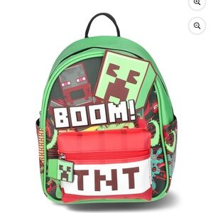 Green and Red Kids Backpack